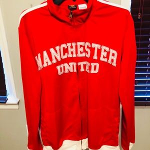 Mens Manchester United Soccer Jacket Size XL